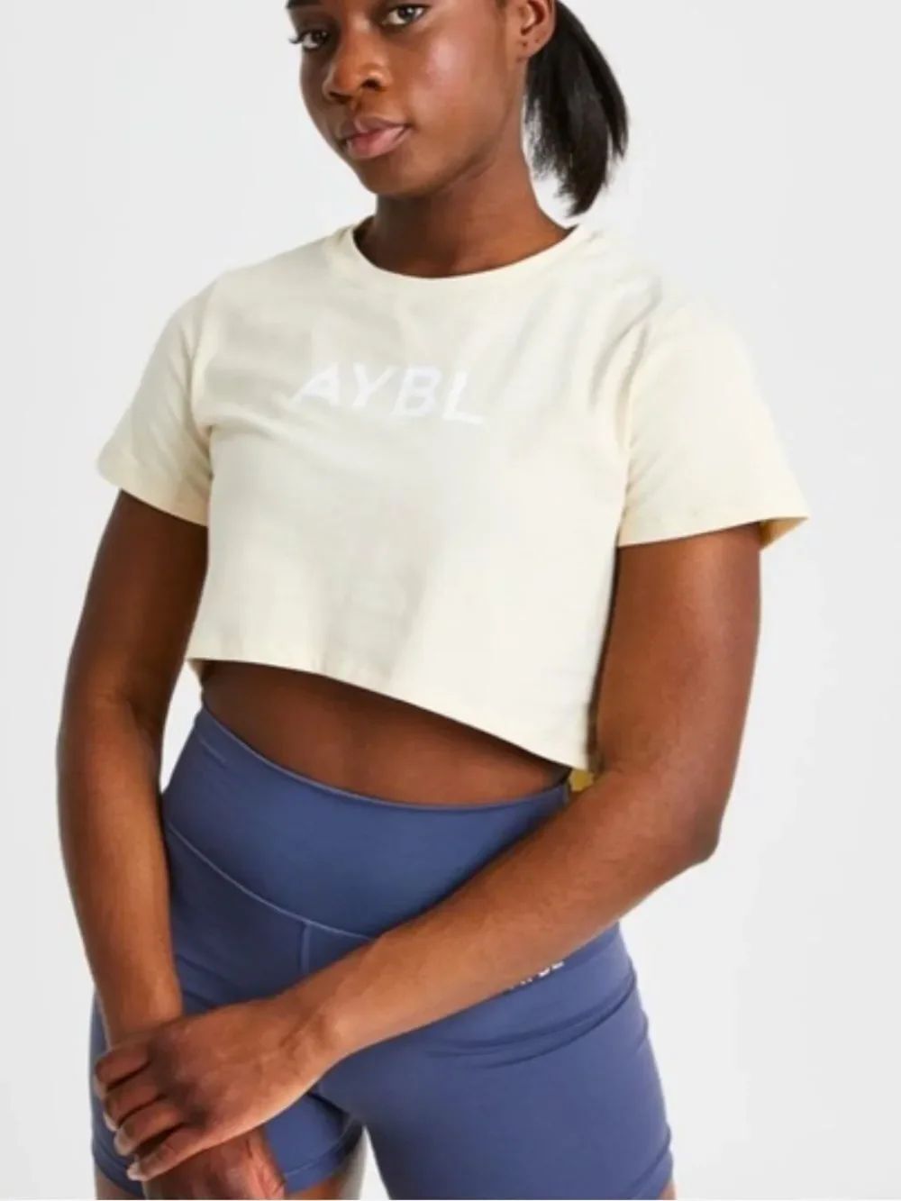 Aybl Nude Crop Top Women’s Medium